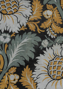 Chinese Damask Papyrus Damaskus Fabric by Coordonné