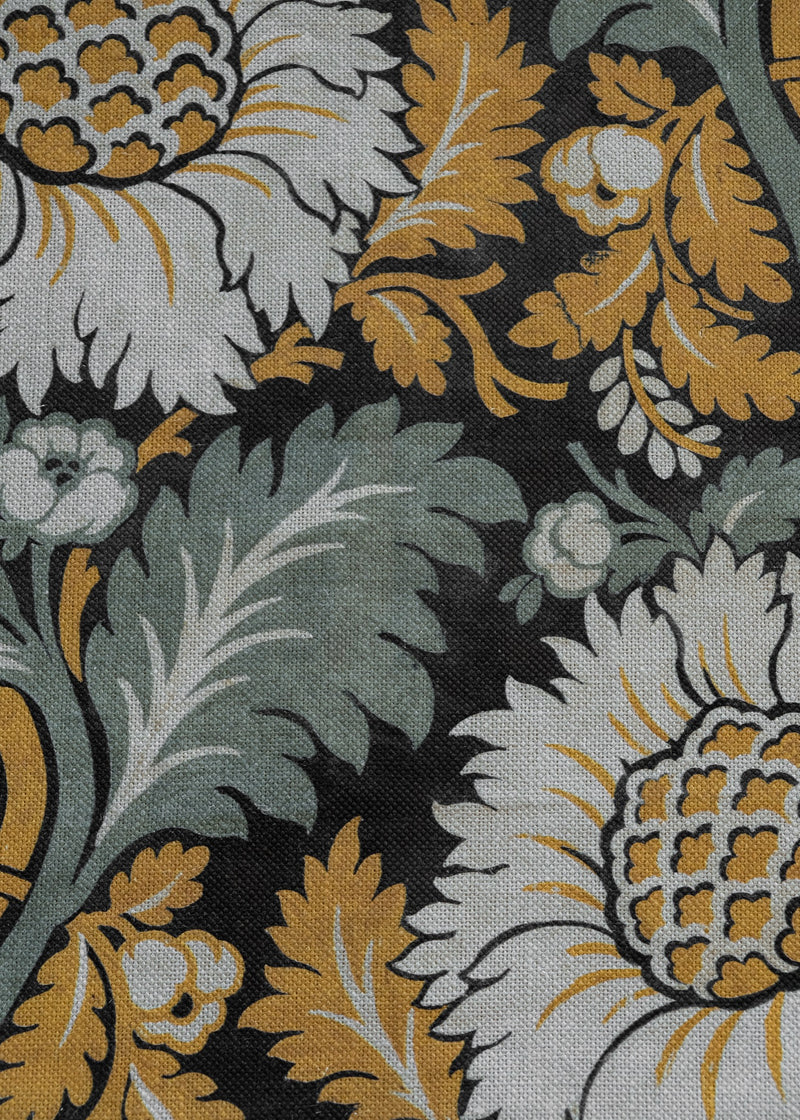 Chinese Damask Papyrus Damaskus Fabric by Coordonné