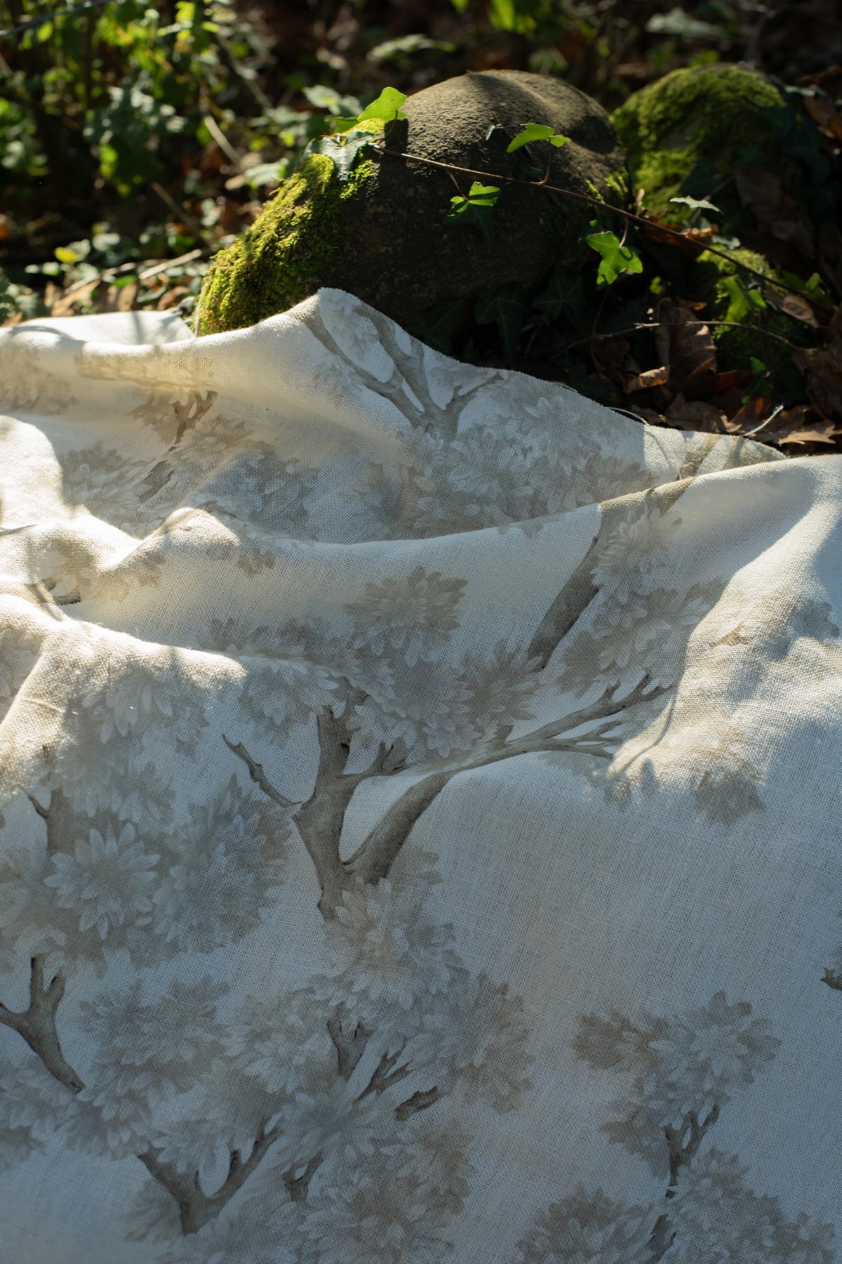 Field Maple Bone Cotswolds Fabric by Coordonné