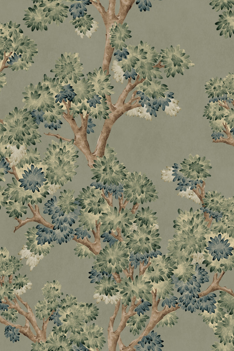 Field Maple Sage Cotswolds Fabric by Coordonné