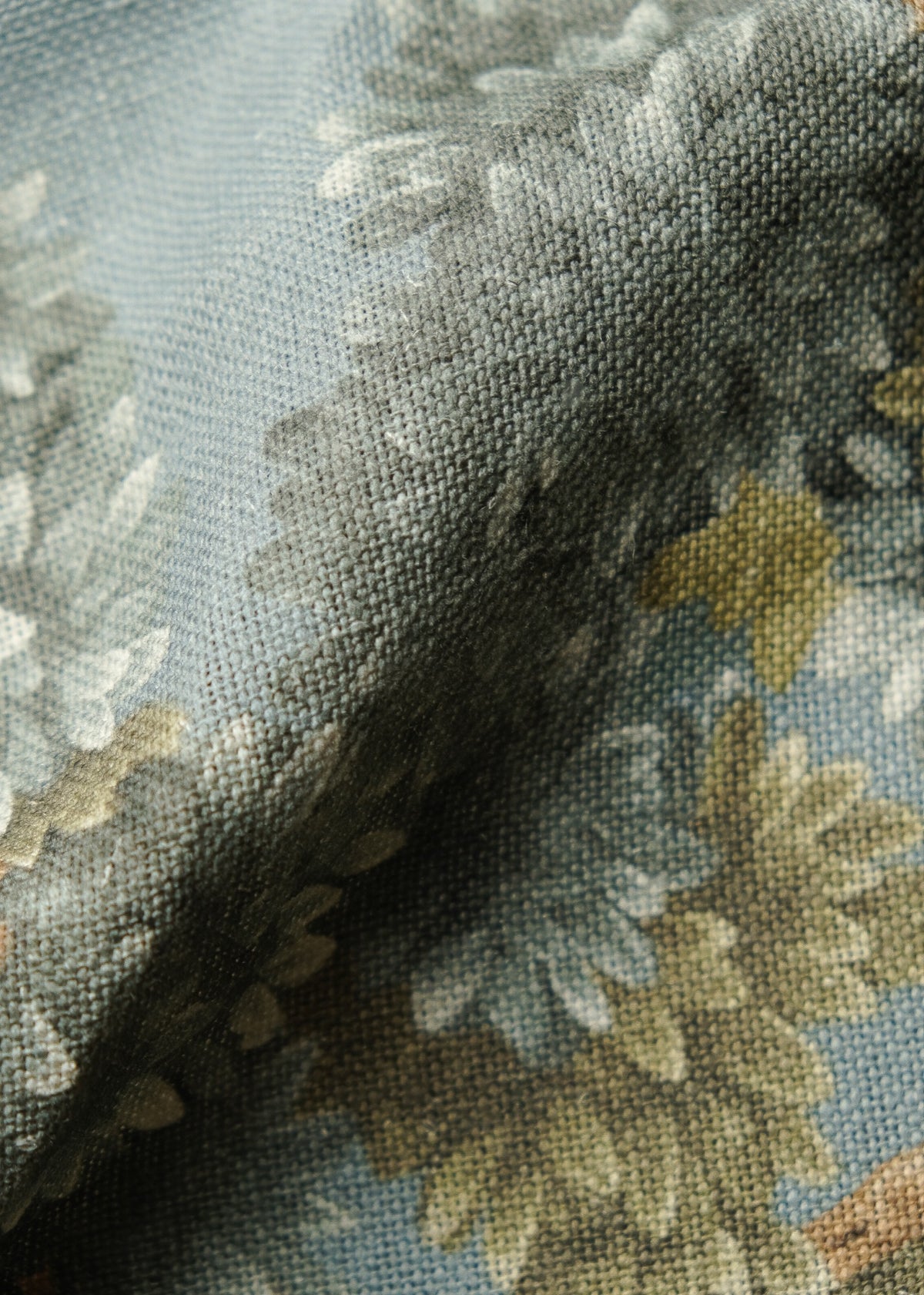 Field Maple Sapphire Cotswolds Fabric by Coordonné