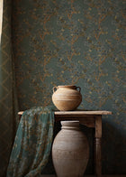 Field Maple Sapphire Cotswolds Fabric by Coordonné