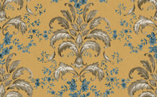 French Damask Curry Damaskus Fabric by Coordonné