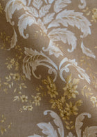 French Damask Papyrus Damaskus Fabric by Coordonné