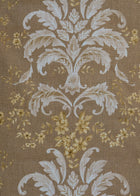 French Damask Papyrus Damaskus Fabric by Coordonné