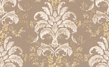 French Damask Papyrus Damaskus Fabric by Coordonné