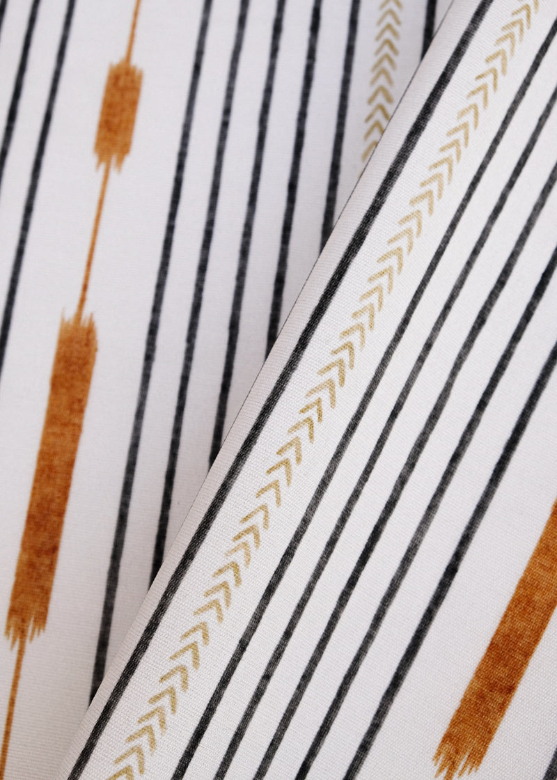 Huipil Black Ikart Outdoor II Fabric by Coordonné