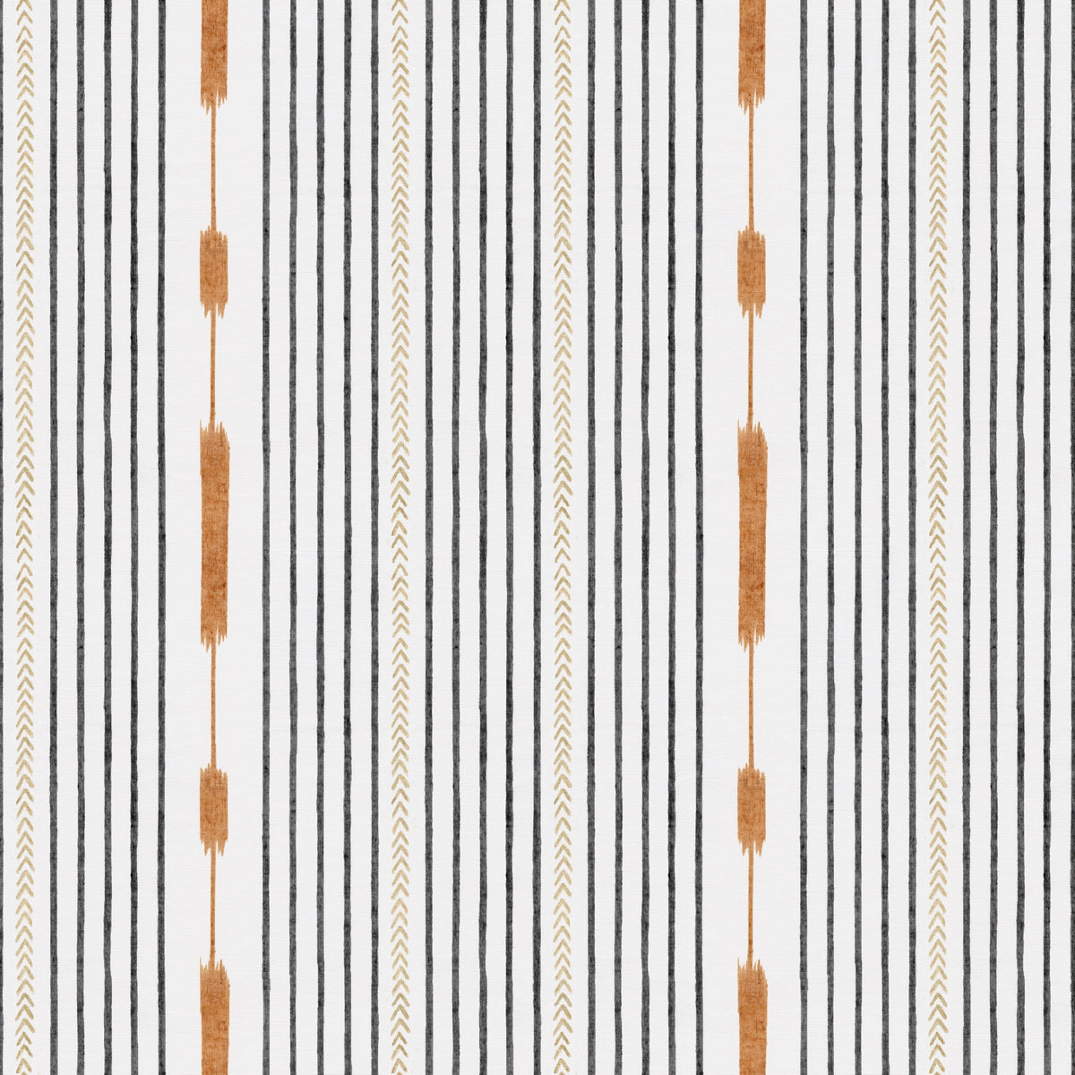 Huipil Black Ikart Outdoor II Fabric by Coordonné