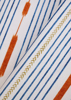 Huipil Blue Ikart Outdoor II Fabric by Coordonné