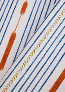 Huipil Blue Ikart Outdoor II Fabric by Coordonné