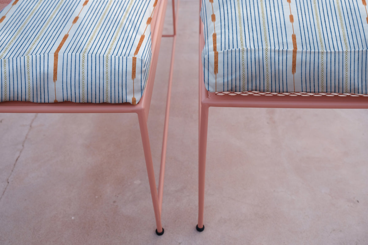 Huipil Blue Ikart Outdoor II Fabric by Coordonné