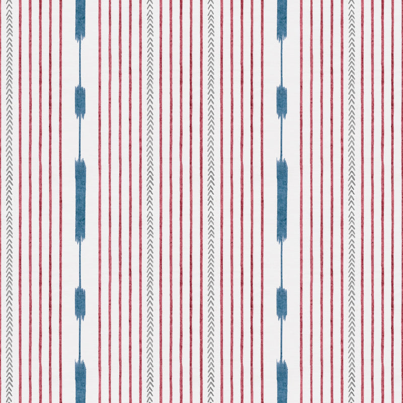 Huipil Red Ikart Outdoor II Fabric by Coordonné