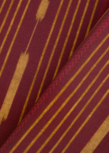 Huipil Wine Ikart Outdoor II Fabric by Coordonné