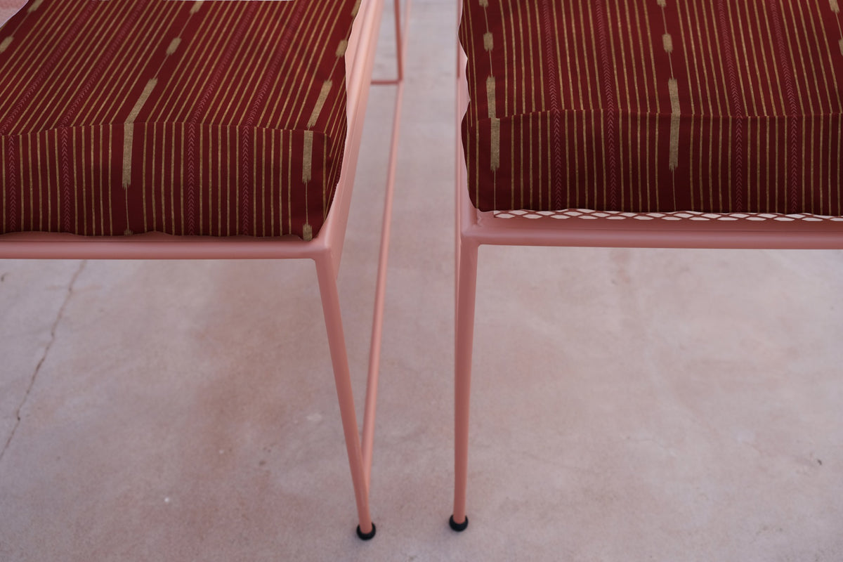 Huipil Wine Ikart Outdoor II Fabric by Coordonné