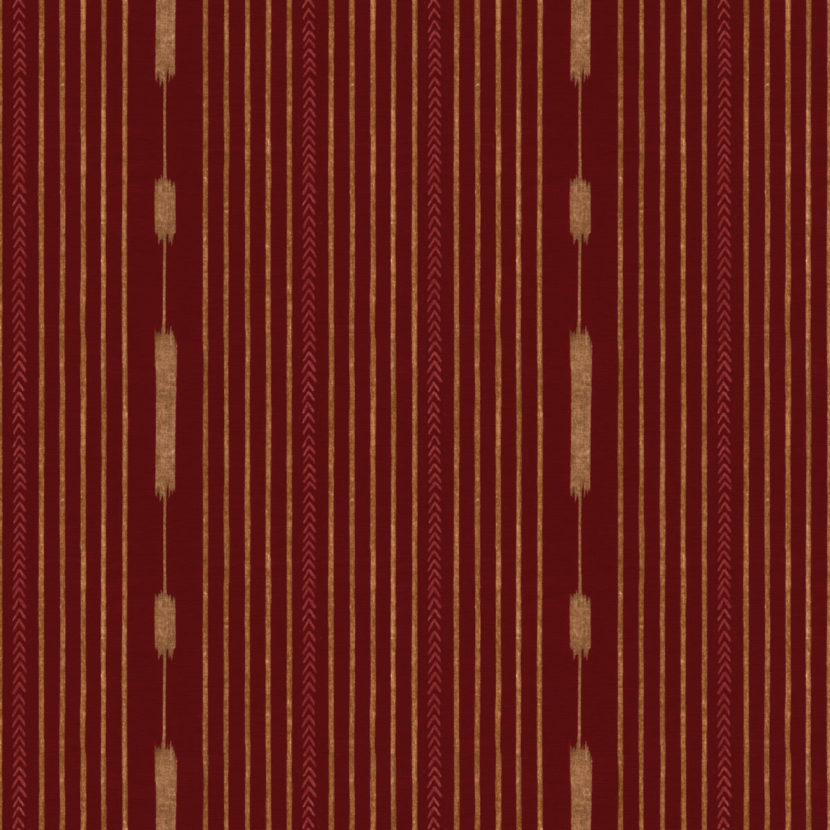 Huipil Wine Ikart Outdoor II Fabric by Coordonné