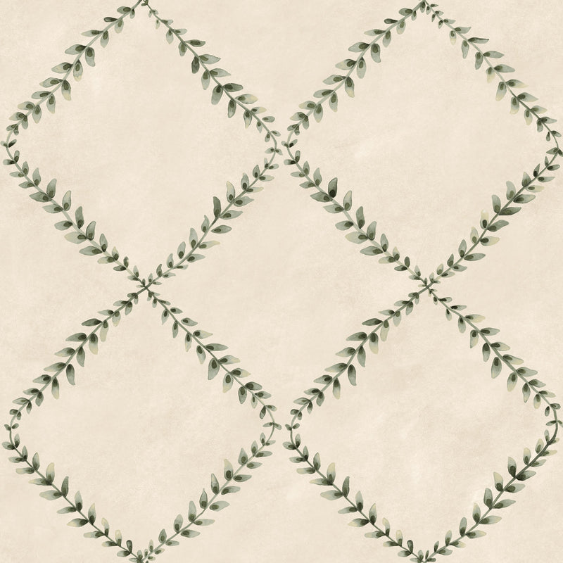 Ivy Garland Bone Cotswolds Fabric by Coordonné
