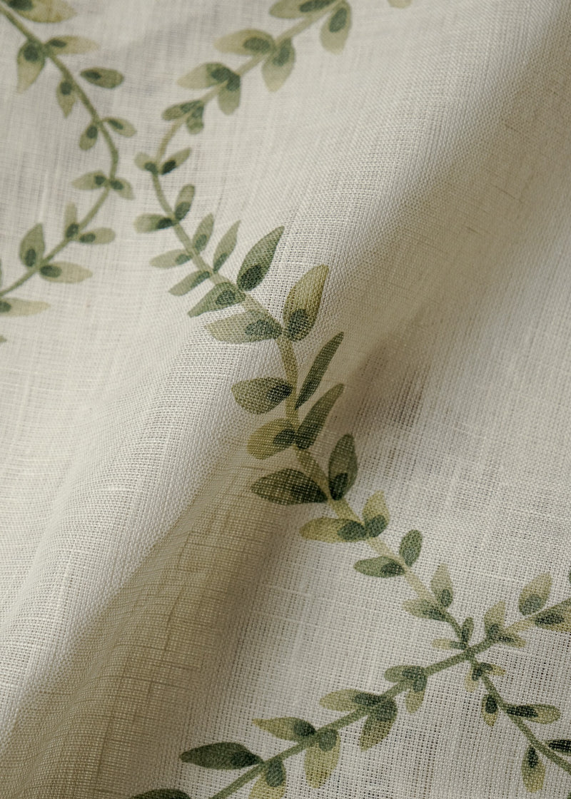 Ivy Garland Mint Cotswolds Fabric by Coordonné
