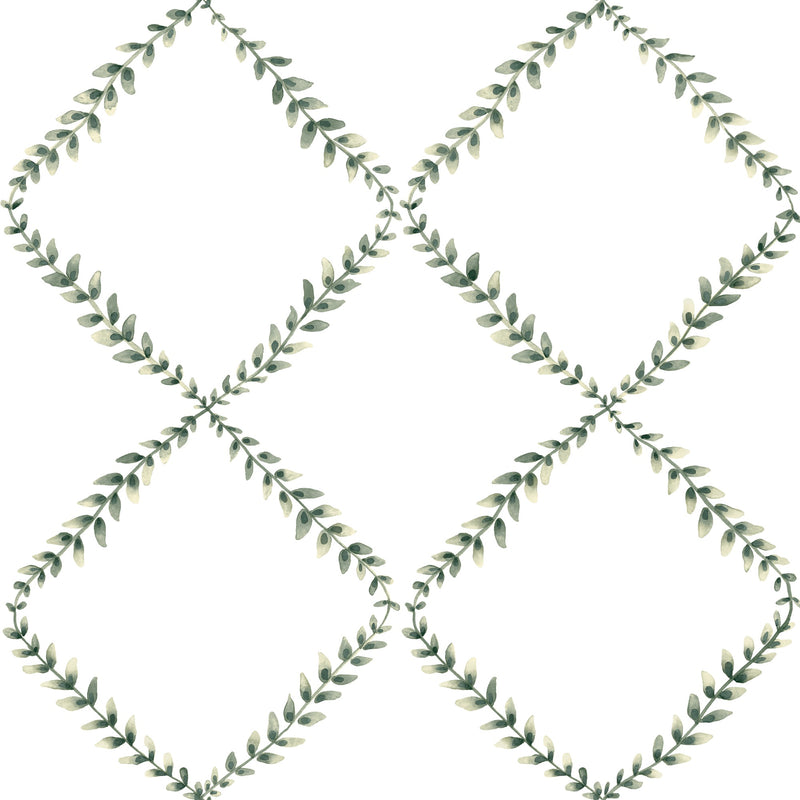 Ivy Garland Mint Cotswolds Fabric by Coordonné