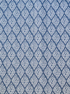 Kasuri Blue Ikart Outdoor Fabric by Coordonné