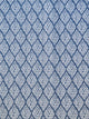 Kasuri Blue Ikart Outdoor Fabric by Coordonné