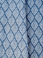 Kasuri Blue Ikart Outdoor Fabric by Coordonné