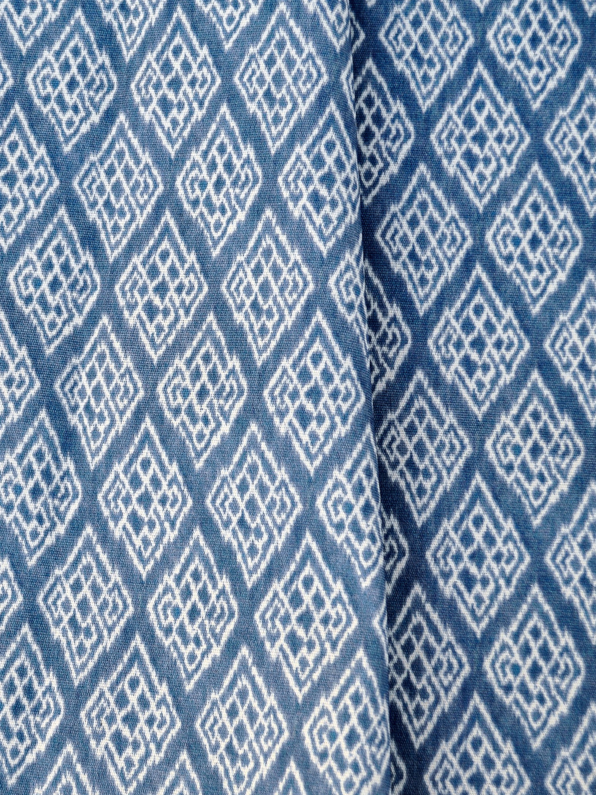 Kasuri Blue Ikart Outdoor Fabric by Coordonné