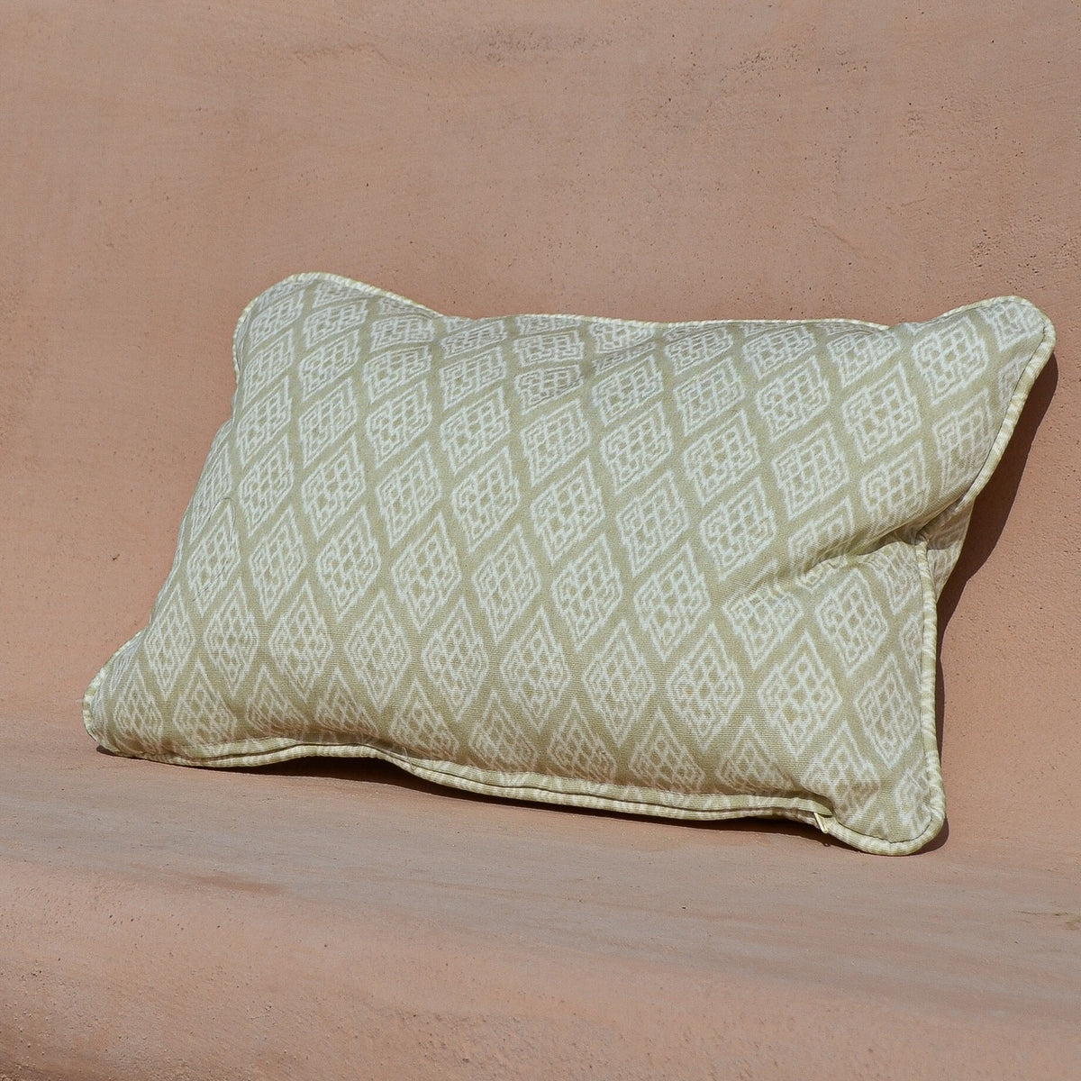 Kasuri Cream Ikart Outdoor Fabric by Coordonné