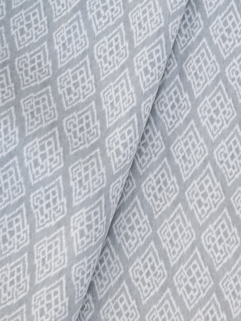 Kasuri Grey Ikart Outdoor Fabric by Coordonné