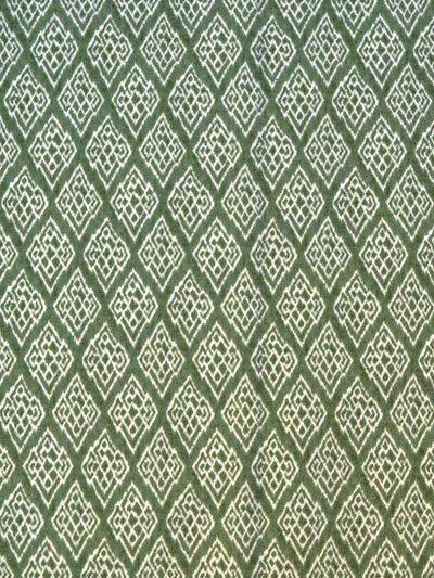 Kasuri Green Ikart Outdoor Fabric by Coordonné