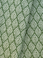 Kasuri Green Ikart Outdoor Fabric by Coordonné