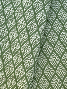 Kasuri Green Ikart Outdoor Fabric by Coordonné