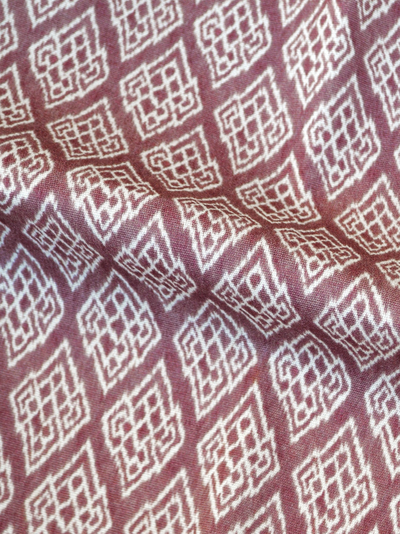 Kasuri Wine Ikart Outdoor Fabric by Coordonné
