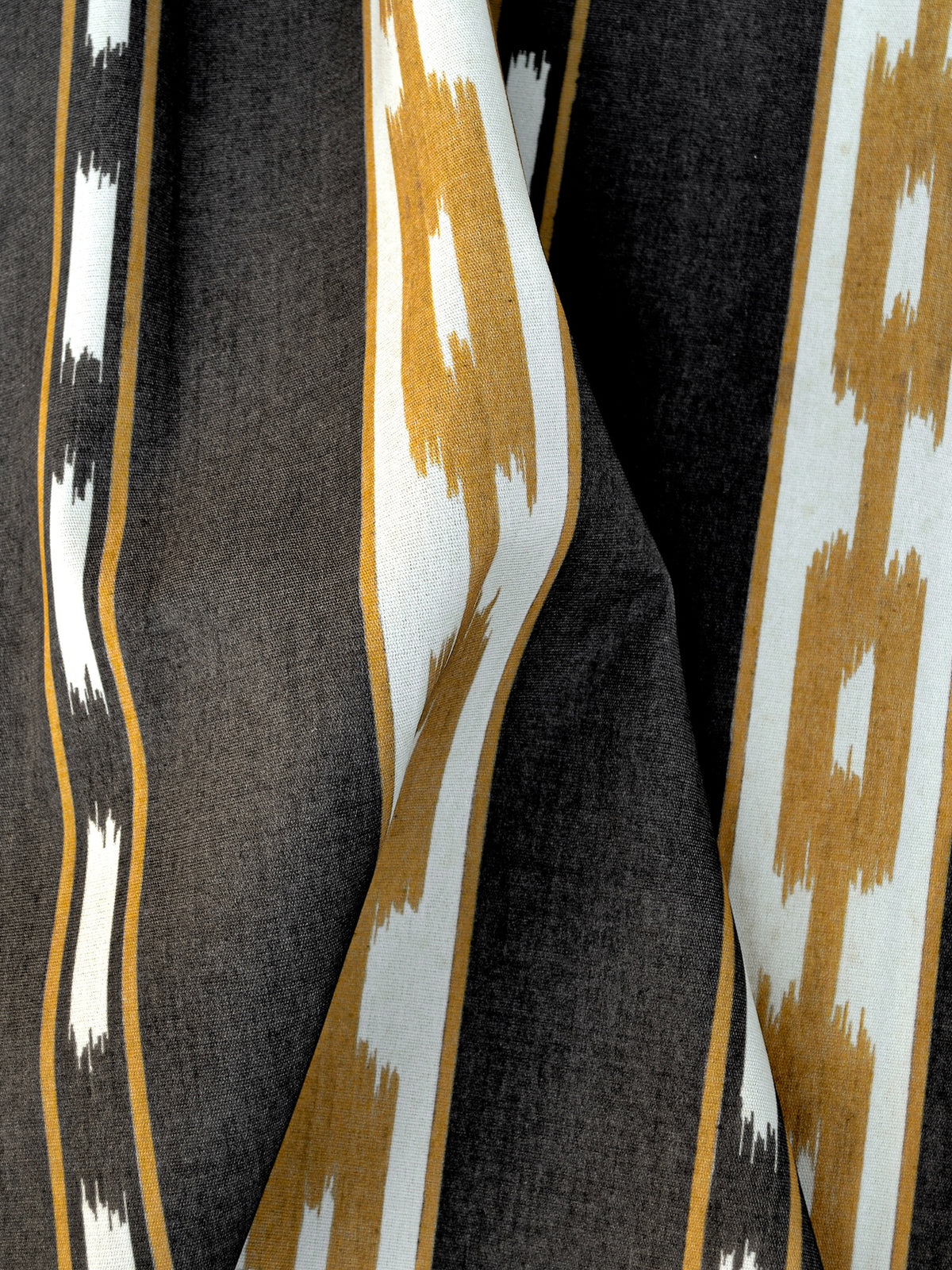 Kente Black Ikart Outdoor Fabric by Coordonné