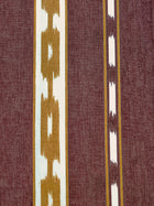 Kente Wine Ikart Outdoor Fabric by Coordonné