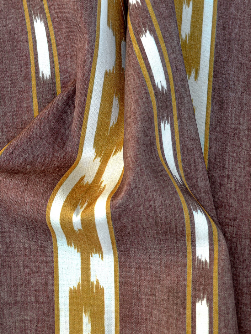 Kente Wine Ikart Outdoor Fabric by Coordonné