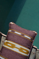 Kente Wine Ikart Outdoor Fabric by Coordonné