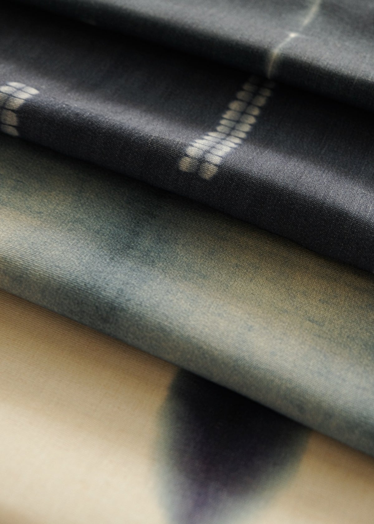 Kumo Indigo Shibori Outdoor Fabric by Coordonné
