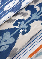 Llengües Blue Ikart Outdoor II Fabric by Coordonné