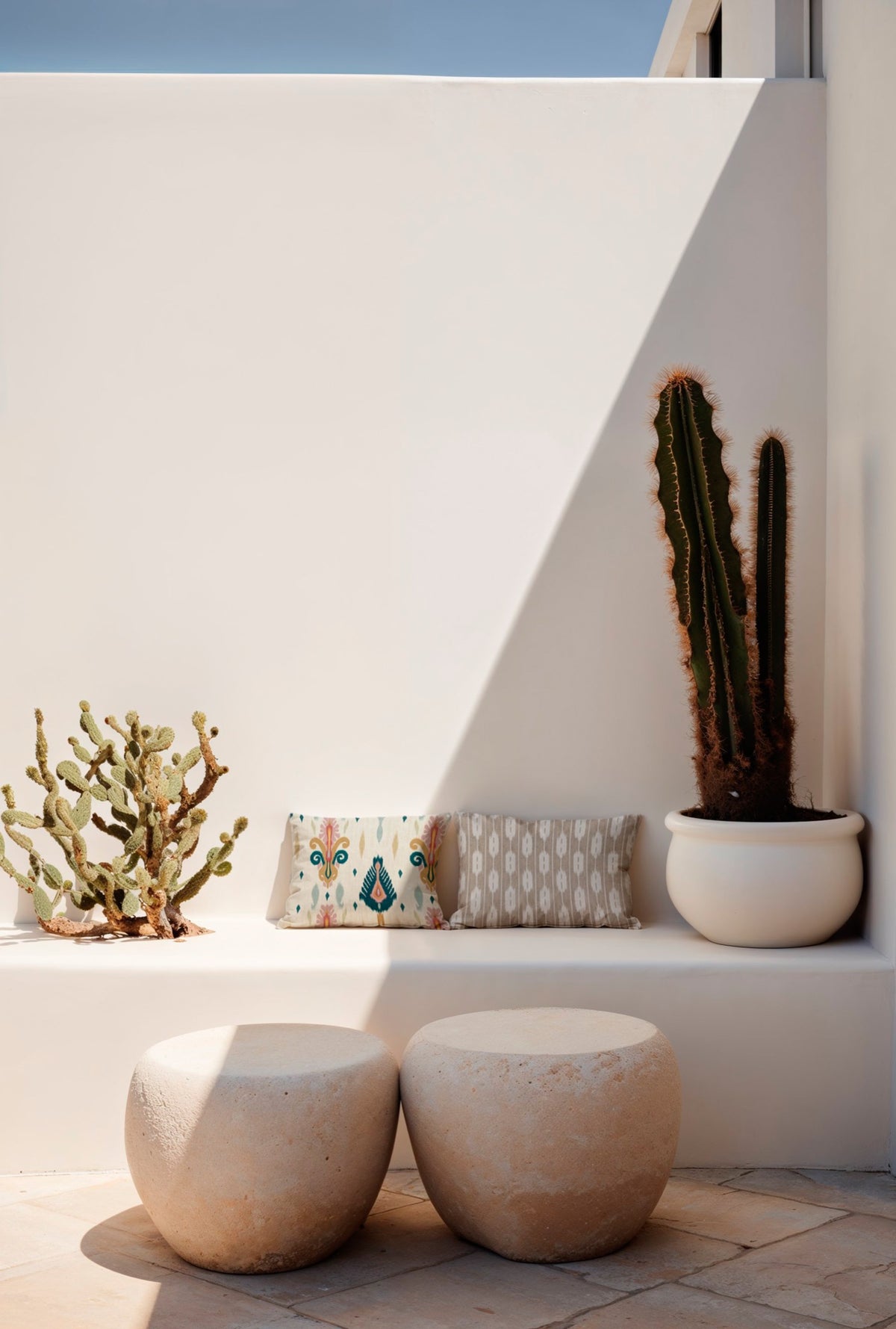 Llengües Cream Ikart Outdoor II Fabric by Coordonné