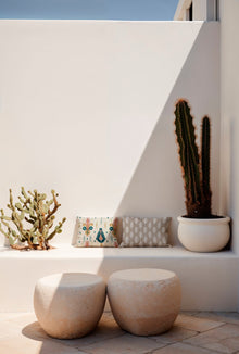 Llengües Cream Ikart Outdoor II Fabric by Coordonné