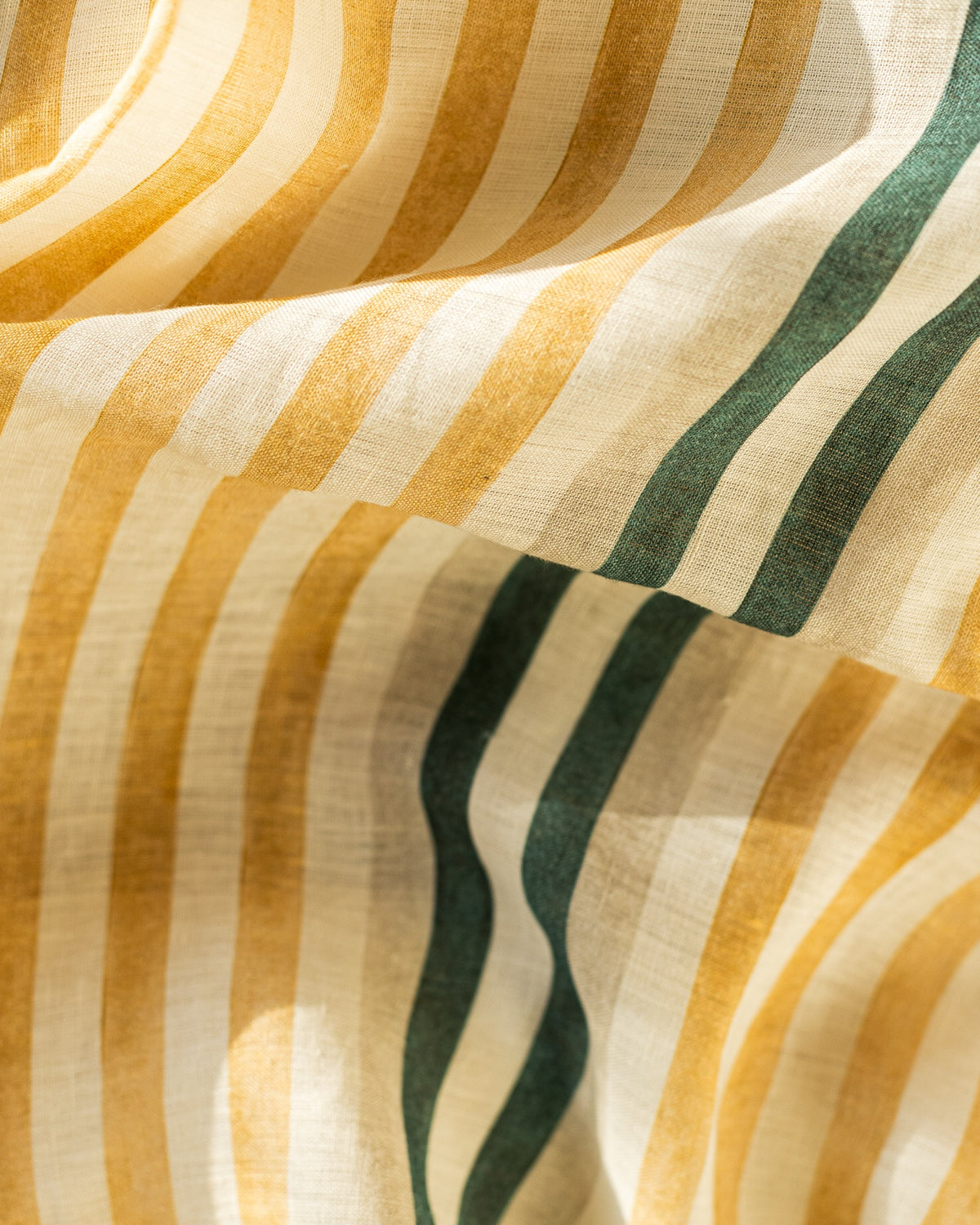 Luz y Sombra Curry Palacio de Cristal Fabric by Coordonné