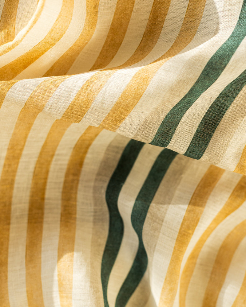 Luz y Sombra Curry Palacio de Cristal Fabric by Coordonné