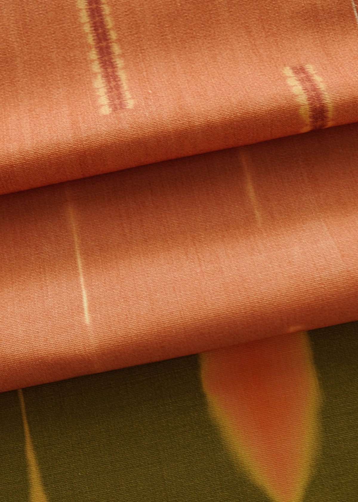 Miura Amber Shibori Outdoor Fabric by Coordonné