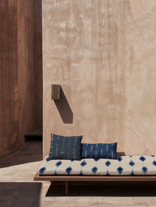 Miura Indigo Shibori Outdoor Fabric by Coordonné