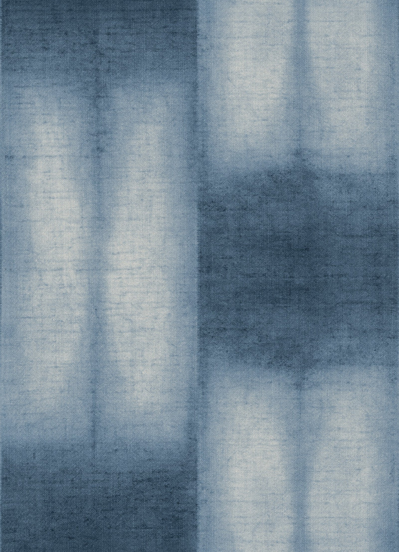 Mokume Indigo Shibori Outdoor Fabric by Coordonné