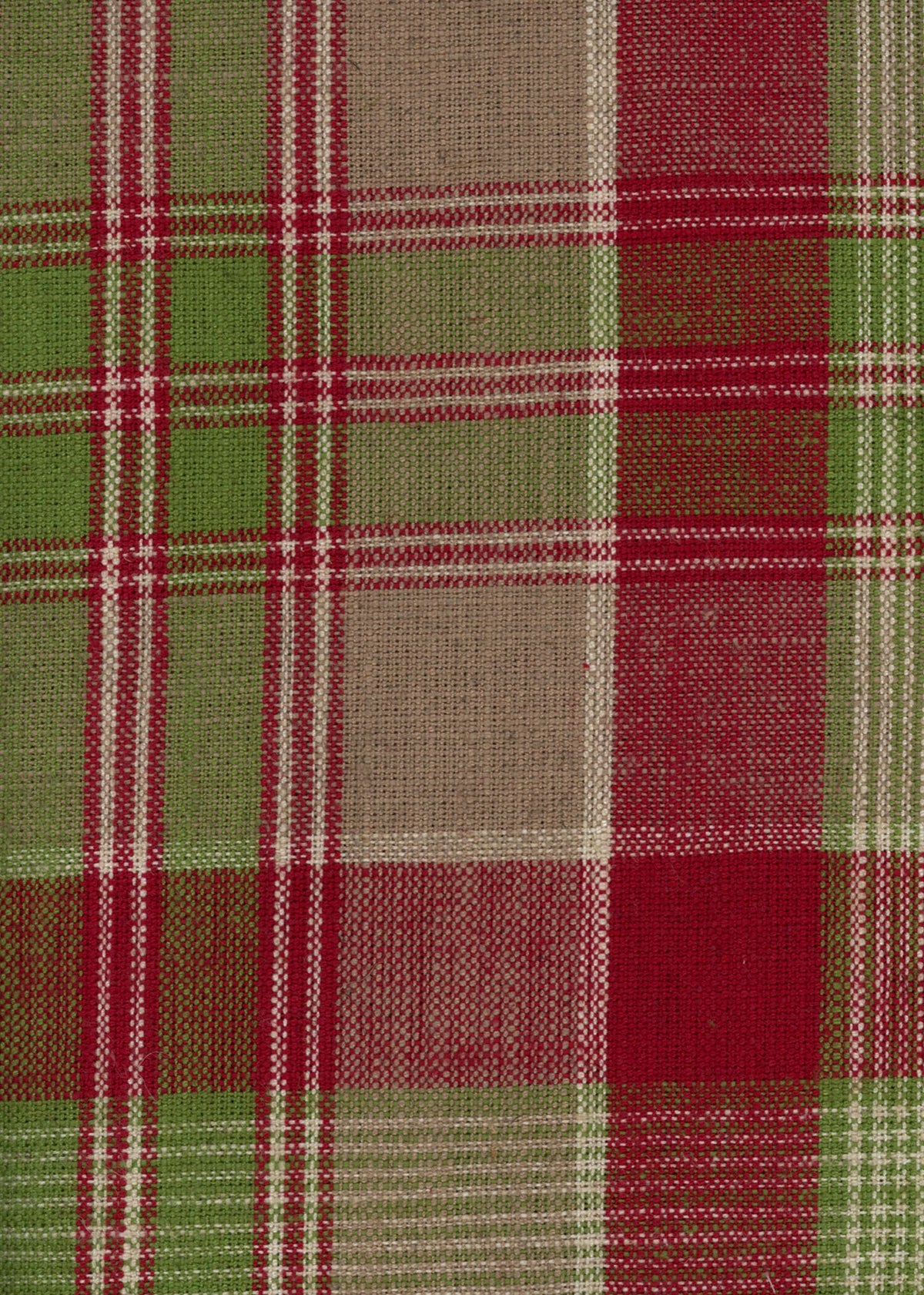 Multichess Green Piccadilly Fabric by Coordonné
