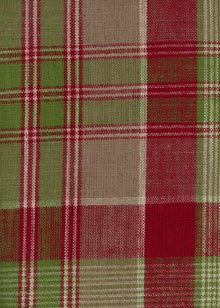 Multichess Green Piccadilly Fabric by Coordonné