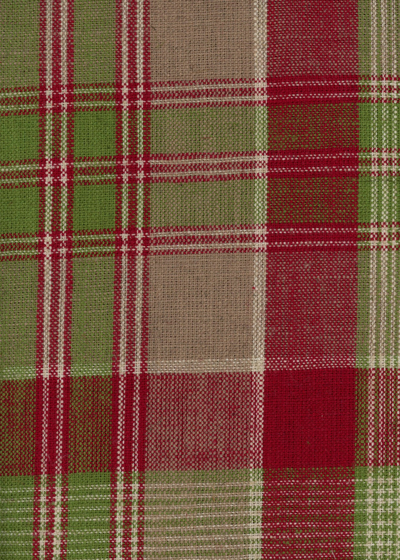 Multichess Green Piccadilly Fabric by Coordonné
