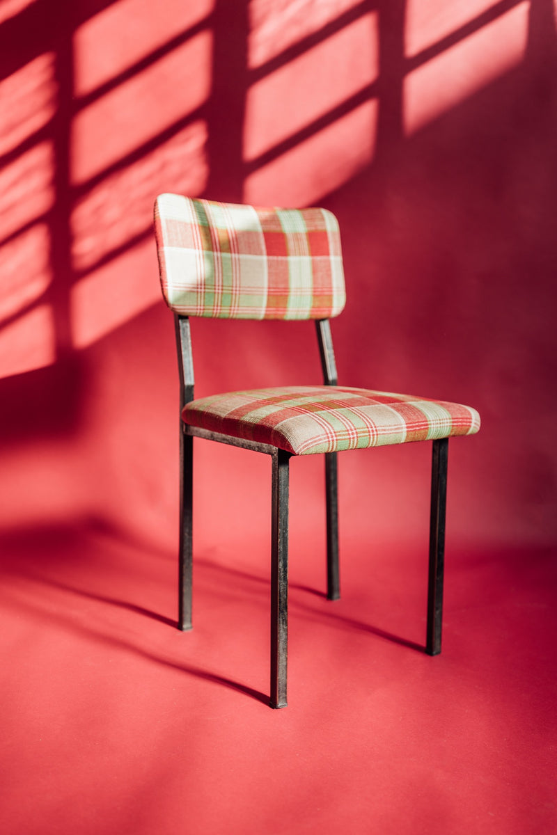 Multichess Green Piccadilly Fabric by Coordonné