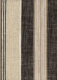 Multistripes Black Piccadilly Fabric by Coordonné